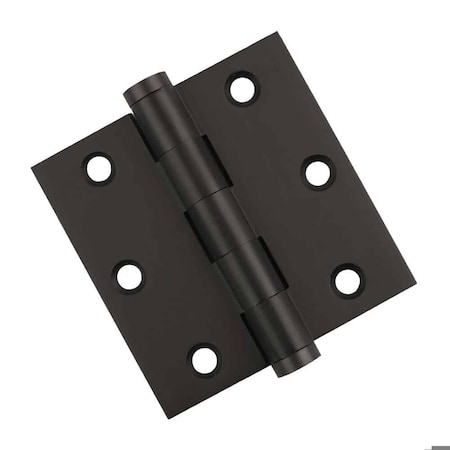 Embassy 3 x 3 Solid Brass Hinge, Oil Rubbed Bronze Finish with Flat Tips 3030US10B-1